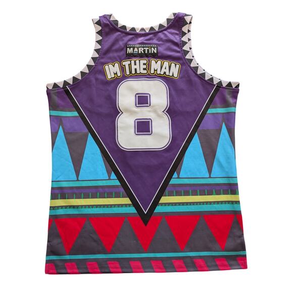 Headgear Classics Martin #8 IM The Man Sports Basketball Jersey Men's Size 2XL - Picture 7 of 12